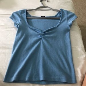 NWOT Brandy Melville rare blue Mabel top